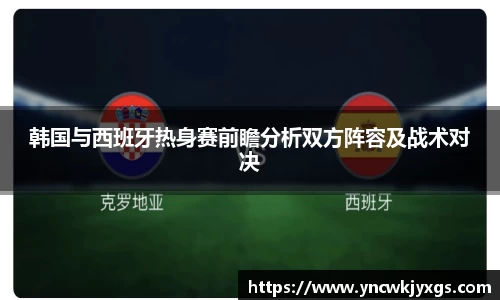 yy易游韩国与西班牙热身赛前瞻分析双方阵容及战术对决